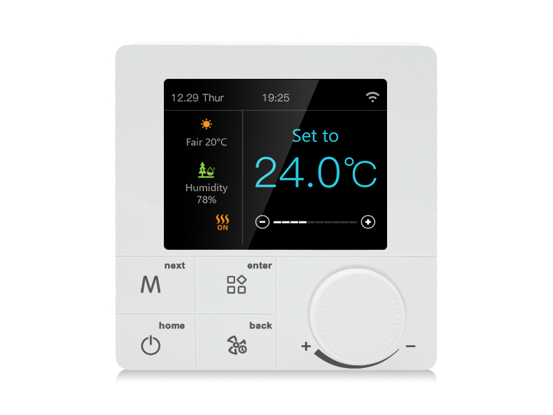 RGB Buntes LCD485 Modbus Fan Coil Thermostat