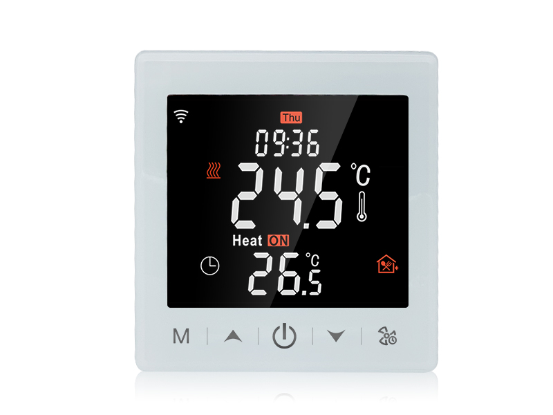 Programmierbarer LCD-Thermostat mit kapazitivem Touch
